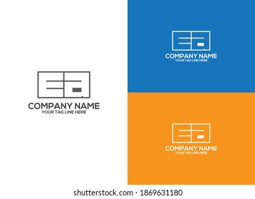 Creative EA logo design for a company