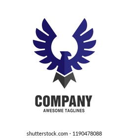 creative Eagle Bird Logo Template vector design