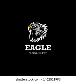 creative eagle e-sports logo template