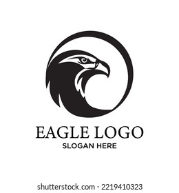 Logotipo de águila creativa Mejor logotipo de águila Diseño libre Águila Resumen y logotipo de vectores