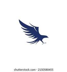 Creative eagle logo design vector