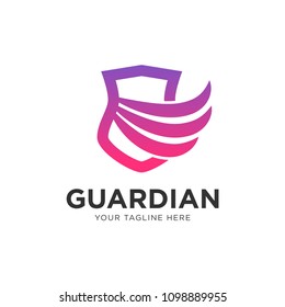 Creative Eagle Wing Concept Logo Design Template