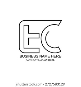 Diseño creativo del logotipo de la CE, marca minimalista moderna, icono único de la CE, identidad profesional de la CE, identidad visual versátil