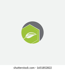 diseño e icono del logotipo de la ecología creativa