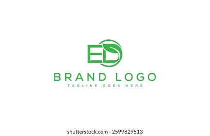 Creative ED logo for Branding and Startups.