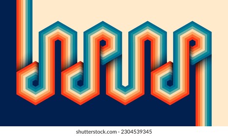 creative edges lines geometric round radial vintage texture background design graphic shape decoration dynamic element abstract illustration
