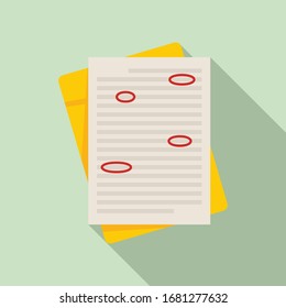 Creative edit icon. Flat illustration of creative edit vector icon for web design