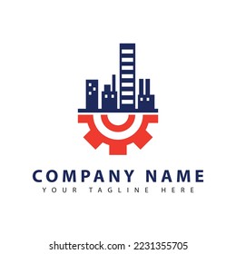 Creative Editable Building Illustrated Logo vector template