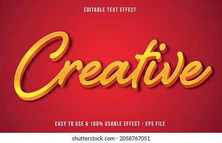 creative editable text effect template with abstract style use for business brand and company logo