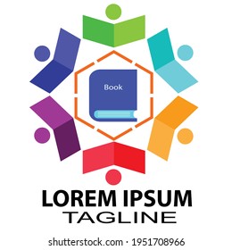 Creative Education Book Concept Logo Design