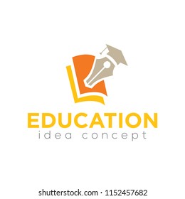 Creative Education Concept Logo Design Template