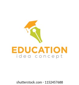 Creative Education Concept Logo Design Template