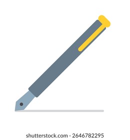 "Personagem ícone educacional criativo em estilo plano - perfeito para escolas, aprendizado, cursos on-line e plataformas de e-learning. Caráter vetor estilo desenhos animados com boné acadêmico, livros e lápis, ideal 
