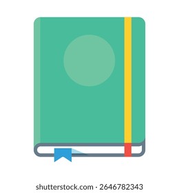 "Personagem ícone educacional criativo em estilo plano - perfeito para escolas, aprendizado, cursos on-line e plataformas de e-learning. Caráter vetor estilo desenhos animados com boné acadêmico, livros e lápis, ideal 