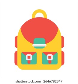 "Personagem ícone educacional criativo em estilo plano - perfeito para escolas, aprendizado, cursos on-line e plataformas de e-learning. Caráter vetor estilo desenhos animados com boné acadêmico, livros e lápis, ideal 