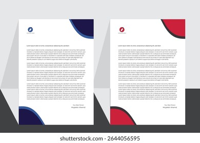 Creative Education Letterhead design Template