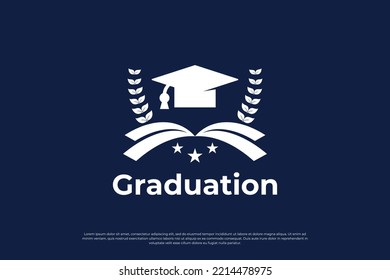 Creative Education logo design for University, college and graduation.