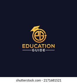 Creative education logo design vector