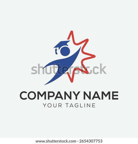 Creative Education Logo with Star and Graduation Cap