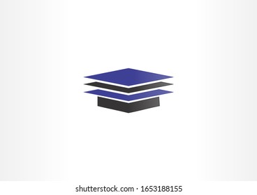 Creative education symbol logo design concept