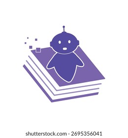 Plantilla de diseño de logotipo de tecnología de Educación creativa