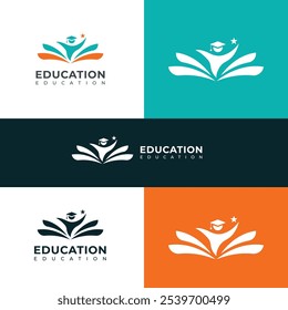 Creative Education vector logo design