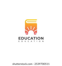 Diseño de logotipo de Vector de Educación creativa