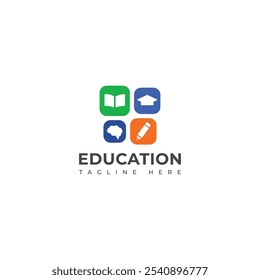 Creative Education vector logo design