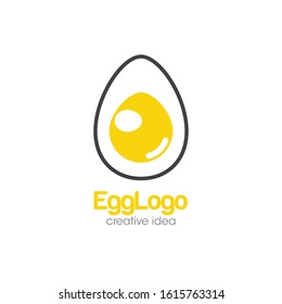 Creative Egg Logo and Icon Vector Template