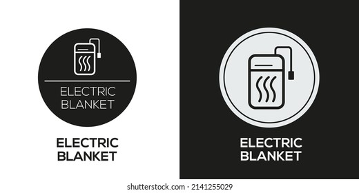 Creative (Electric blanket) Icon ,Vector sign.