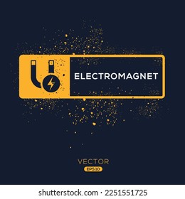 Creative (Electromagnet) Icon, Vector sign.