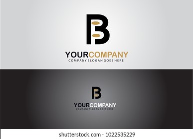 Creative Elegant Abstract Letter B Alphabet Symbol