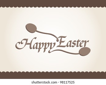 Creative and elegant background design for easter.
