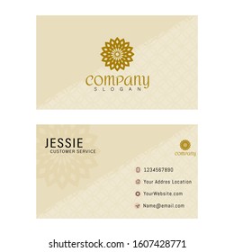 Creative and elegant business card design. Simple business card template.