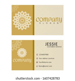 Creative and elegant business card design. Simple business card template.