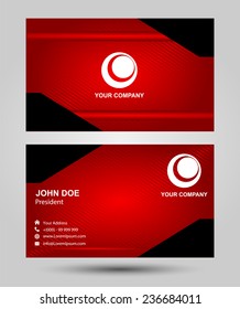 Creative and elegant business card design 