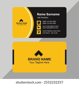 Creative and elegant business card design.