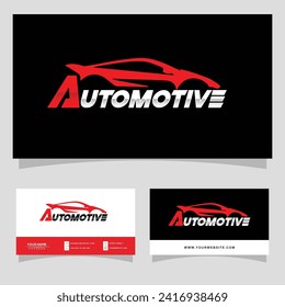 Creative elegant car sport emblems vector element