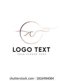 Eine kreative, elegante und charmante Briefvorlage vom Typ C Logo, Vektorlogo für die Unternehmens- und Unternehmensidentität 