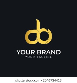 Kreative und elegante Brief ab Logo-Design-Vorlage