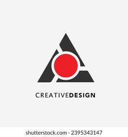 Creative elegant letter AO vector emblem