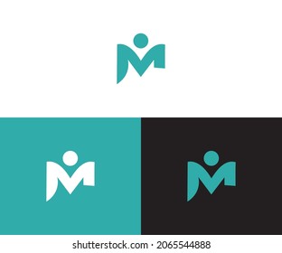 diseño creativo elegante del logotipo de Letter M