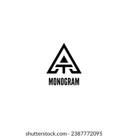 Creative elegant letter  vector emblem