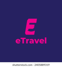 Creative elegant letter  vector emblem