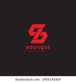 Creative elegant letter  vector emblem