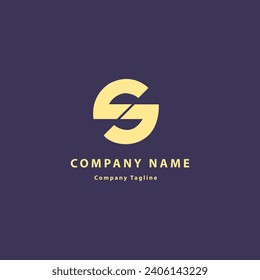 Creative elegant letter  vector emblem