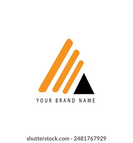 Creative elegant letter A vector emblem