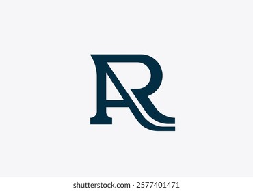 Creative elegant letter A vector emblem. A Logo Design.Bold letter R logo thick one line creative. letter R logo template combination with people shape