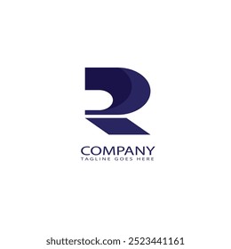 kreativ elegante minimalistische moderne Logo Buchstabe R