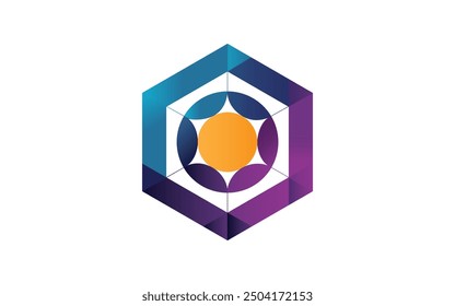 Diseño de logotipos minimalistas creativos y elegantes para Tecnología y software Empresa Pro Vector